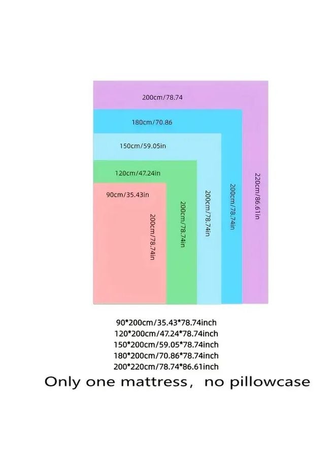 Pink Mattress Protector Super Soft Quilted Bed Pad with Elastic Straps 78 74 x 86 61 Inches Hypoallergenic Machine Washable - Image 3